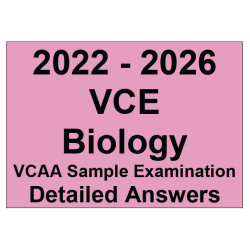 VCE Biology Sample Exam Answers